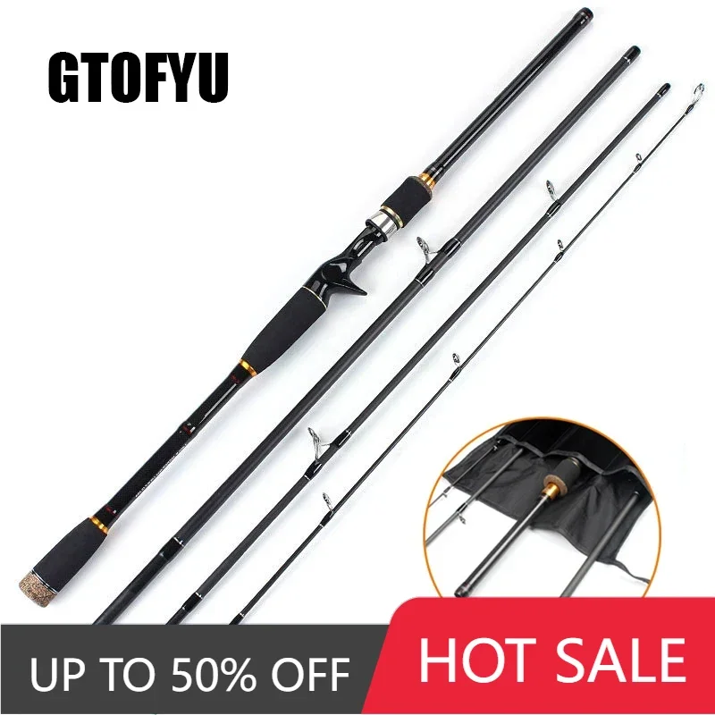 

Fishing Baitcasting Rod 1.8m-3.0m 3/4 Section 100% Hight Carbon 10-25g Power Ultralight Lure Spinning Casting Fishing Lure Rod