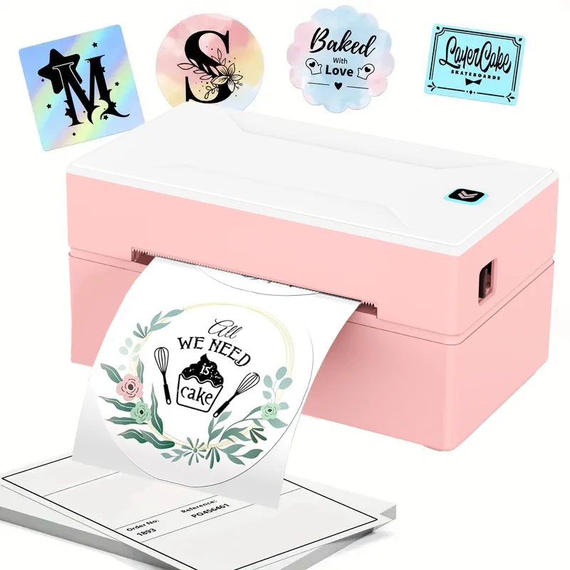 

Marklife D200 Thermal Label Printer Bluetooth-compatible Shipping Label Printer 4X6inch Compatible for iPhone Android Window