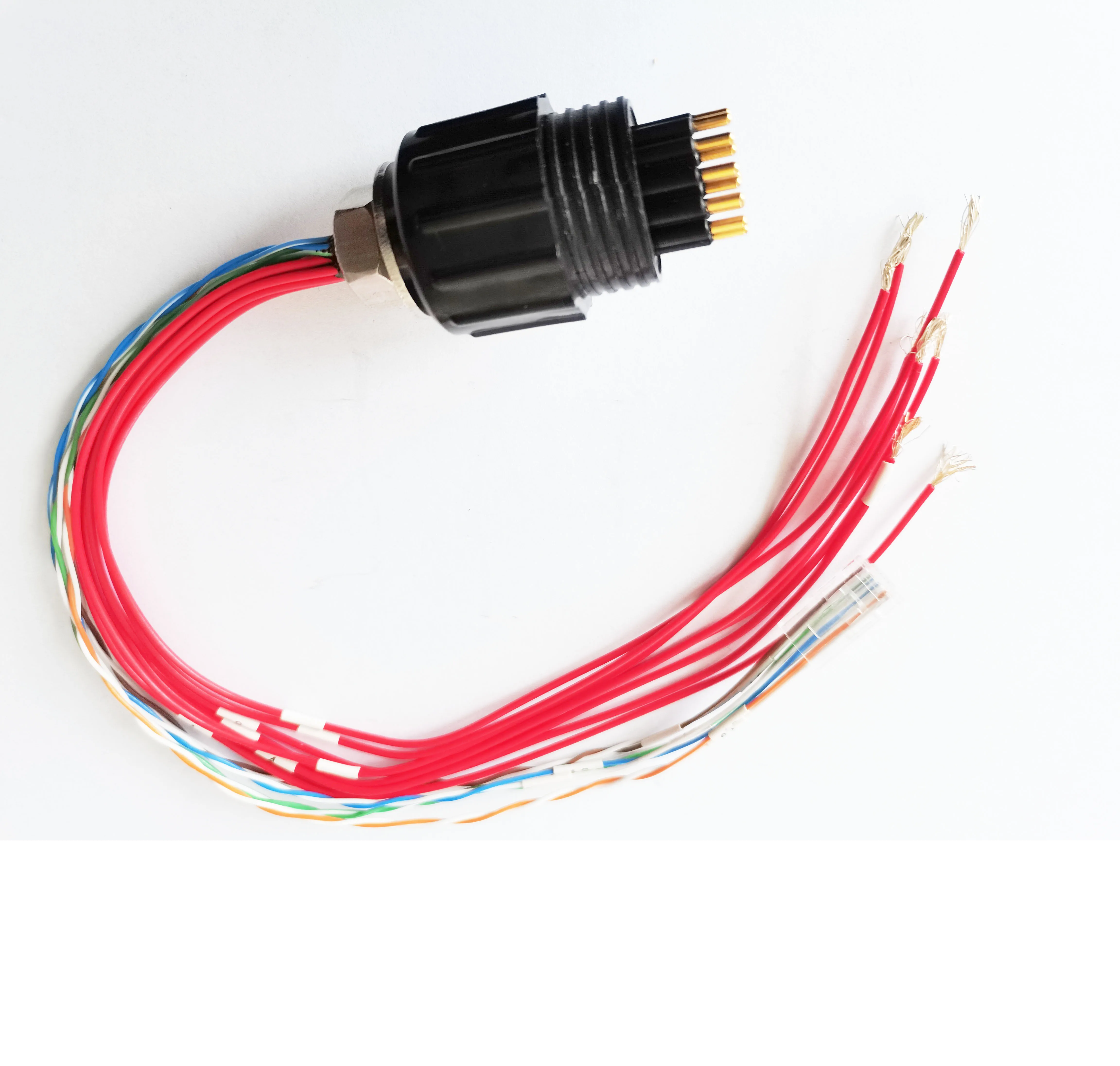 Subsea Connector, Ethernet 13-pin Connector,  for Undersea Network signal Transmission