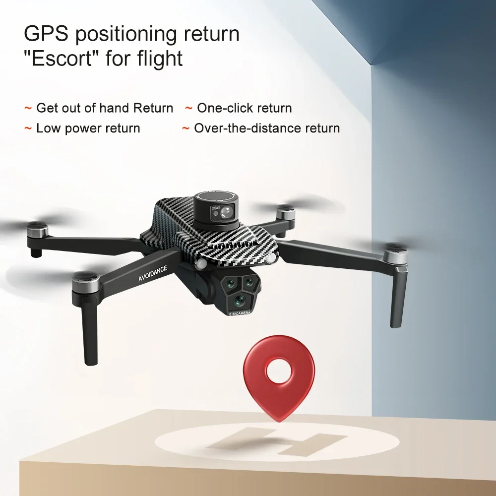 U198 MAX PRODrone GPS 8K Professional With HD Camera 5G WIFI FPV Brushless RC Quadcopter Obstacle Avoidance Automatic Return