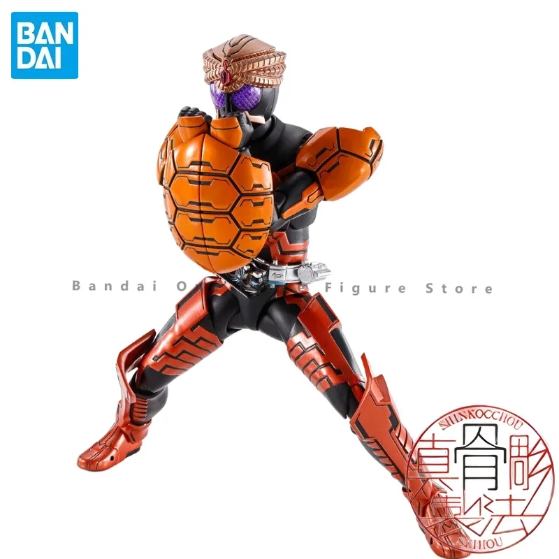 In Stock Original Bandai SHF Kamen Rider OOO Snake, Turtle and Crocodile Team Action Figure Anime Toy Gift Model