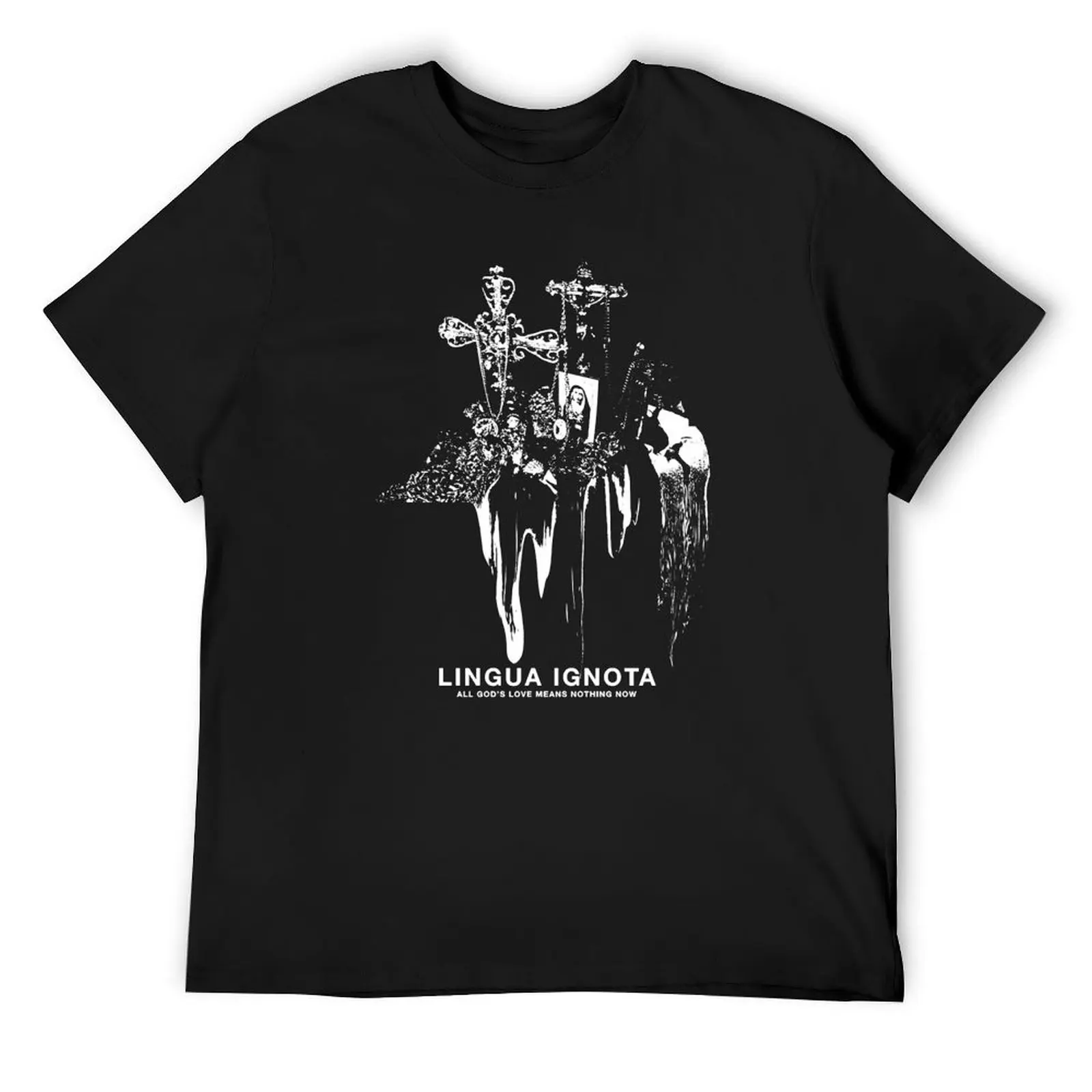 Lingua Ignota Merch All Gods Love T-Shirt basketball graphic tees heavyweights t shirt men