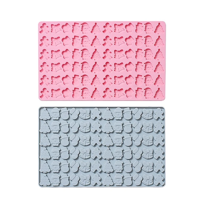 

72 Cavity Christmas Fondant Mold Biscuits Mold DIY Cartoon Press Baking Mold Birthday Cookie Tools Cake Decorating Tools