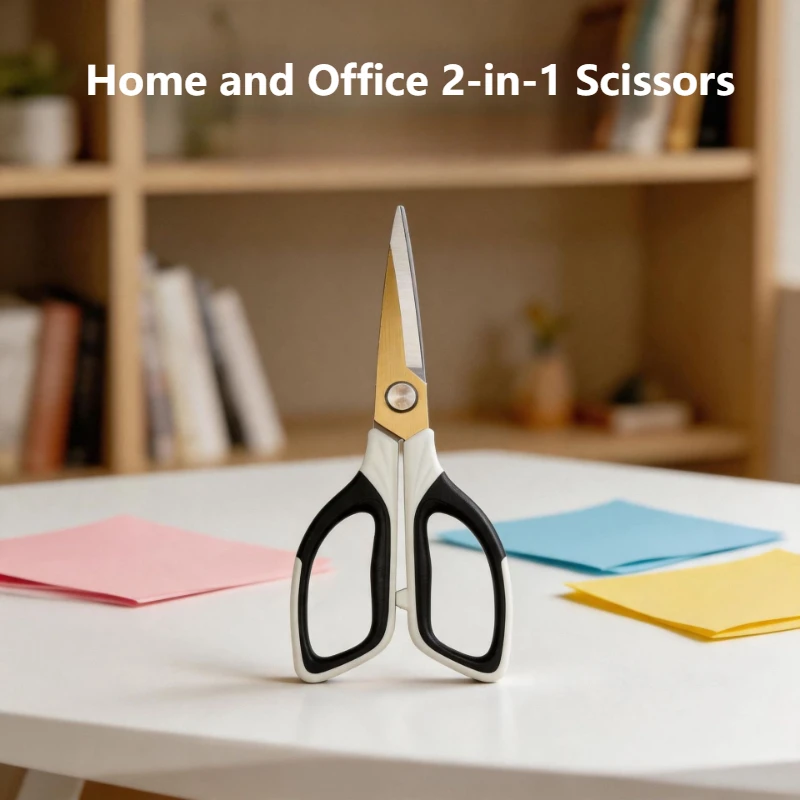 Stainless Steel Office Scissors CNC Craft Household Shears Student DIY Paper Cutting Hand Tool