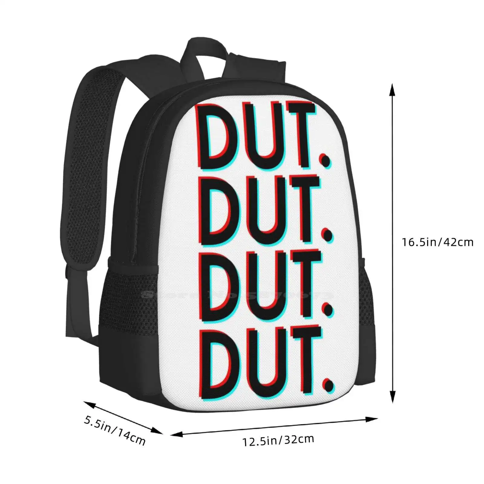 Dut. X4 ( White Background ) Hot Sale Backpack Fashion Bags Dci Drum Corps Marching Band Music Drumline