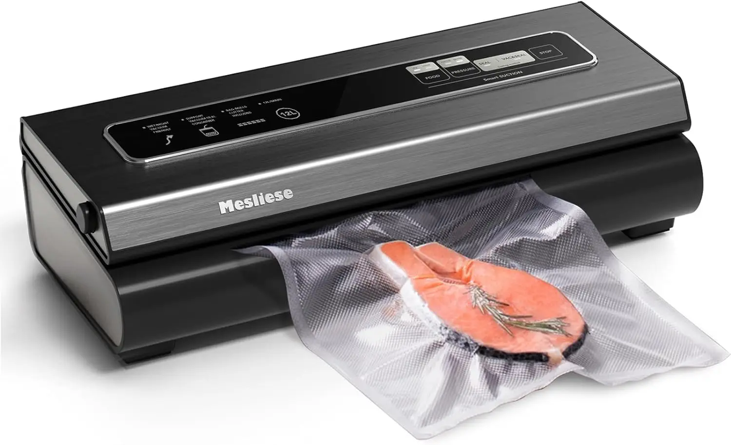 

Vacuum Sealer Machine Powerful 90Kpa Precision 6-in-1 Compact Food Preservation System with Cutter, Dry&Moist Modes