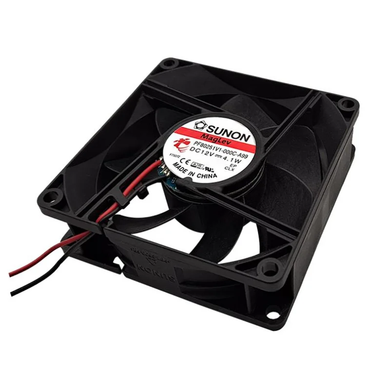 Wholesale: original sunon pf80251v1-000c-a99 8025 12v4.1w two-wire cooling fan