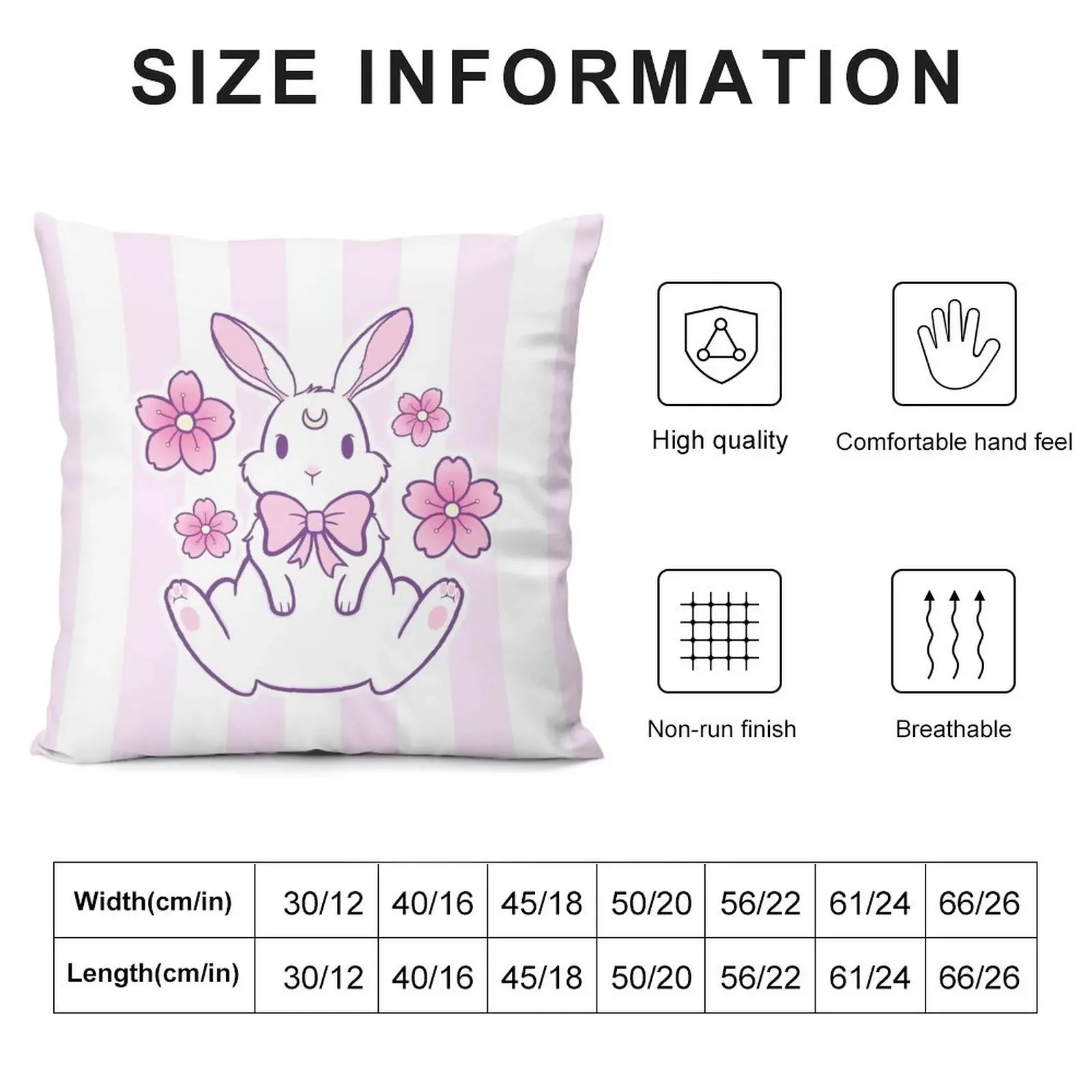 Sakura Bunny 02 Nikury Federa per cuscini Federa per cuscini