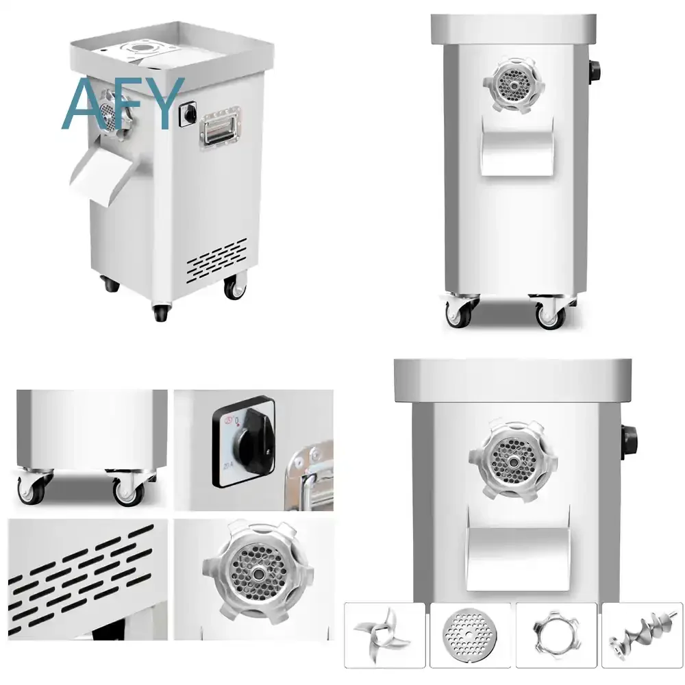 Meat Cutter Machine Meat Slicer Meat Mixer Grinder for Farm Machinery Equipment for Commercial Kitchen for Food Processing