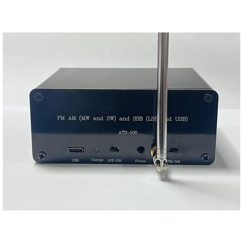 A04R SI4732 Full-Wave Band Radio Receiver FM LW MW SW SSB Support Broadcast Searching 2.4inch Touching Screen Receiver