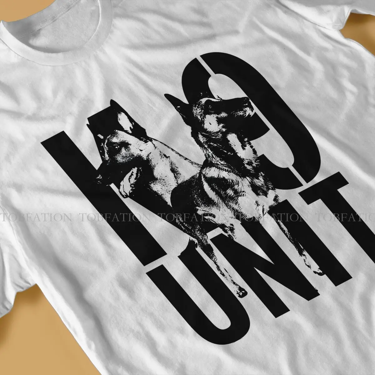 Malinois TShirt For Male K-9 Unit Police Dog Tops Fashion T Shirt 100% Cotton Printed Fluffy Creative Gift image 4