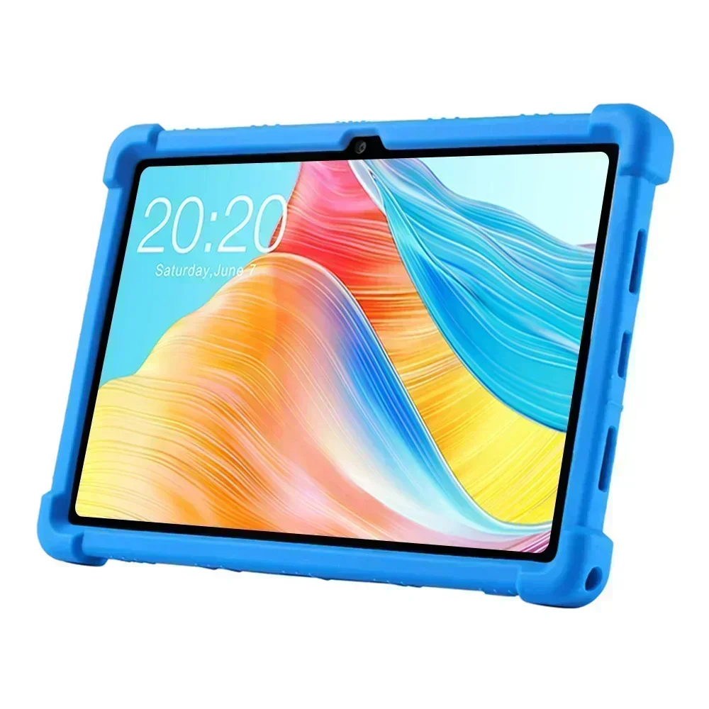 Hülle für Teclast M50/M50 Pro/M50 HD 10,1 Zoll Tablet, sichere, stoßfeste Silikon-Ständerabdeckung