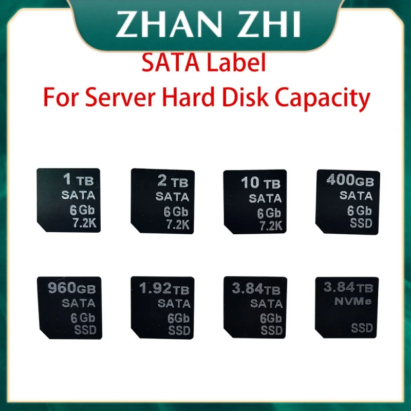 

Server Hard Disk Capacity Bracket POD SAS Capacity Label Sticker 1TB 2TB 10TB SATA 6Gb 7.2K 400GB 96 0GB 1.92TB 3.84TB 3.84TB SS