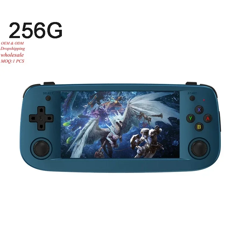 

High Quality 35000+ Games ANBERNIC RG503 4.95-Inch OLED Screen Home TV Handheld Mini Game Console 16G+256G