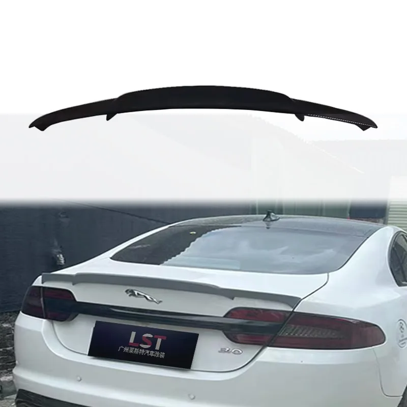 Carbon fiber spoiler suitable for Jaguar XF XFR2008-2015 trunk lid fender modification accessories body kit