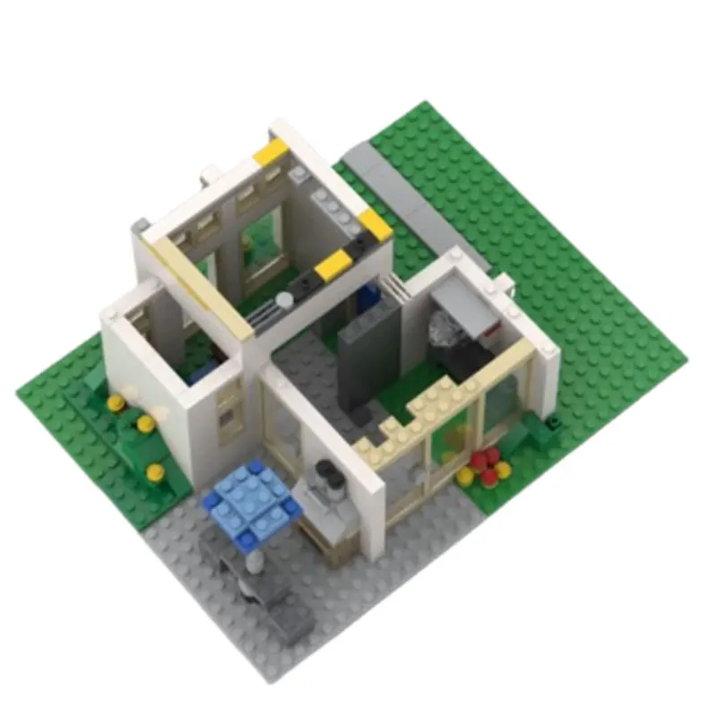 تجميع الجسيمات الصغيرة اللبنات MOC-148368 632 قطعة بناء لعبة البناء ثلاثي الأبعاد نموذج هدية لغز الصبي لتقوم بها بنفسك