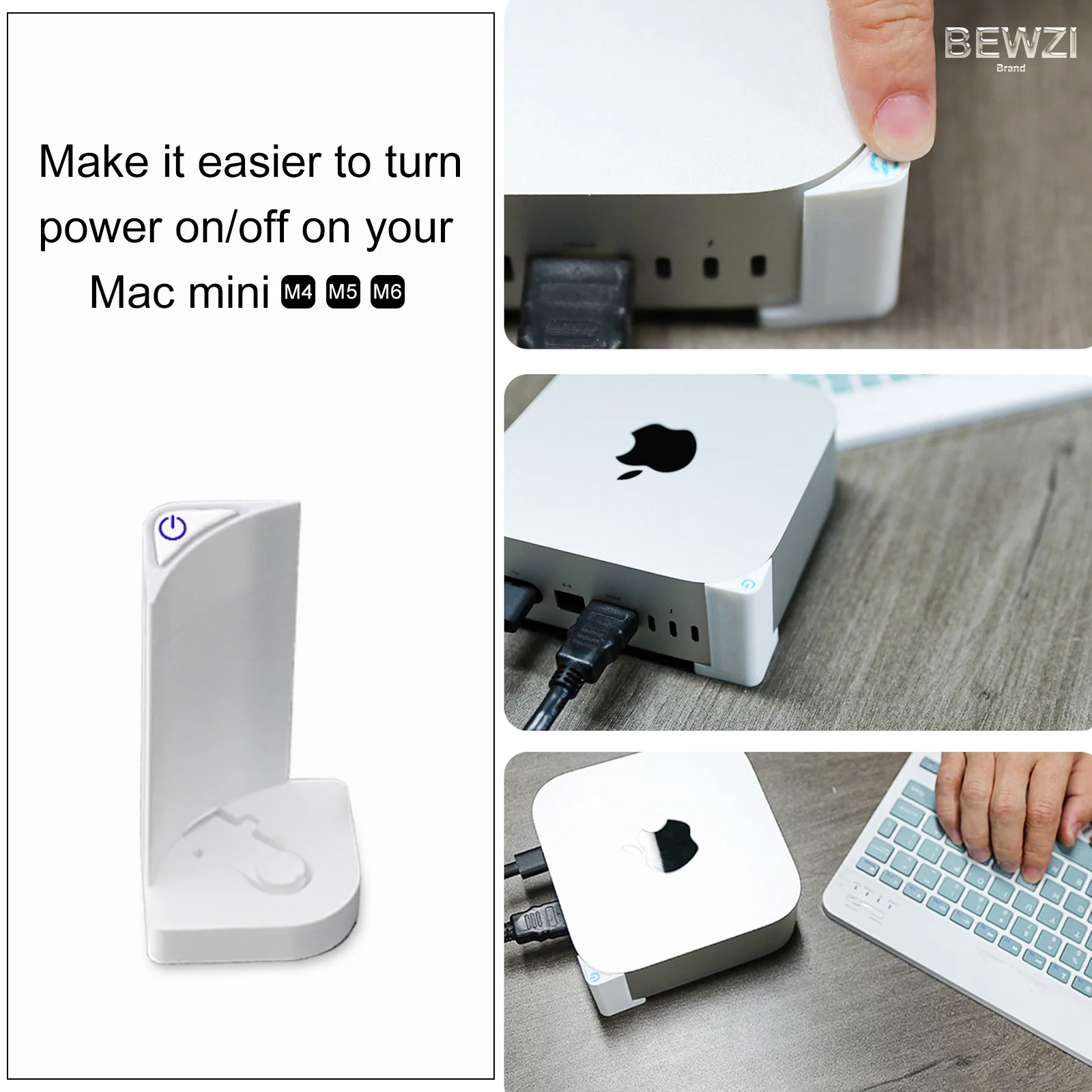 Switch Button for MAC Mini M4/M5/M6 Power Button, Button Accessory for Apple MAC Mini M6 Power Switch