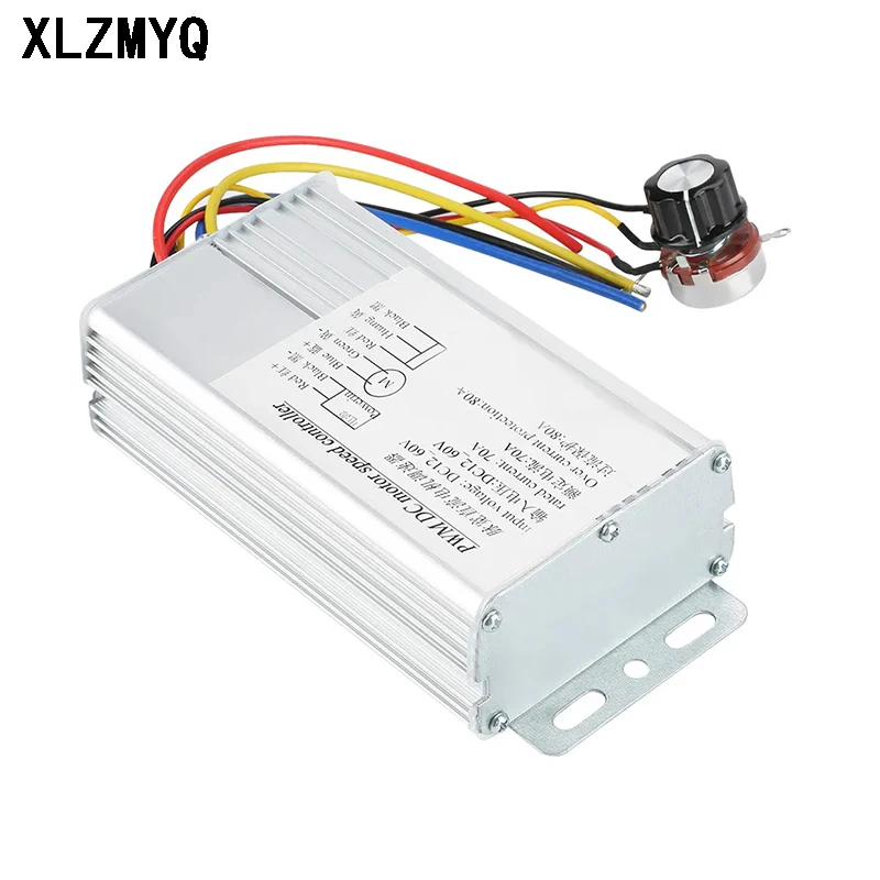 

DC 12-60V 70A 4000W PWM DC Motor Speed Controller Brush Motor Regulator With Forward and Reverse Switcher DC 12V 24V 36V 48V