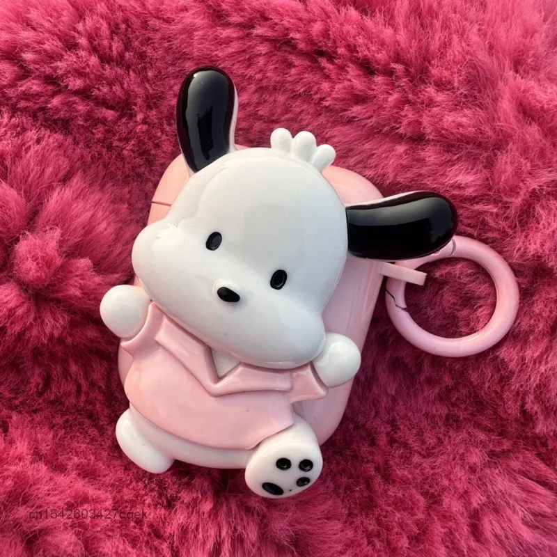 산리오 귀여운 3D 만화 실리콘 무선 블루투스 헤드셋 케이스, 에어팟 1, 2, 3 세대 프로 소프트 헤드셋 케이스에 적합