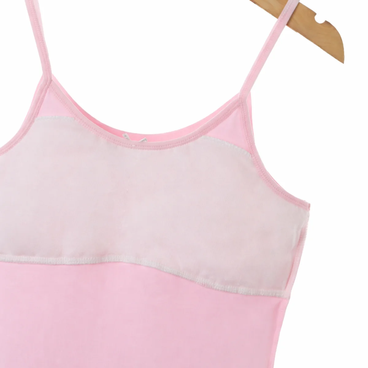 1pcs Cotton Kid Camisole Girls Tank Top Student Comfort Vest Children Soft Undershirt Protection Underwear With Thin Cotton Pads