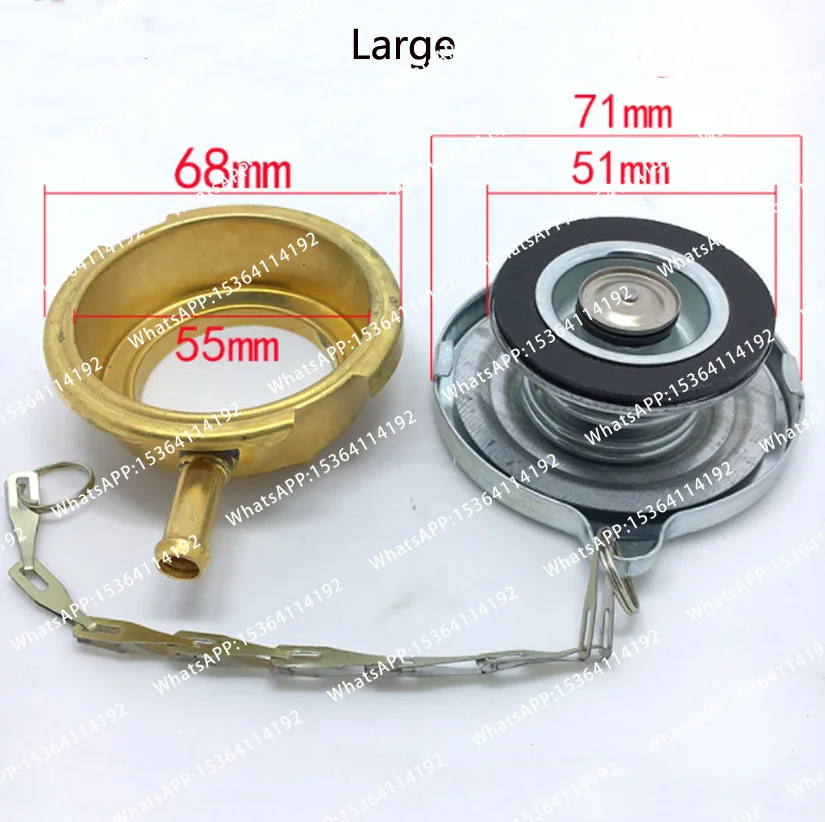 4pcs Car Radiator Cap Universal Radiator Cap Nozzle Cover Loader Forklift Truck Agricultural Vehicles Big Small Size
