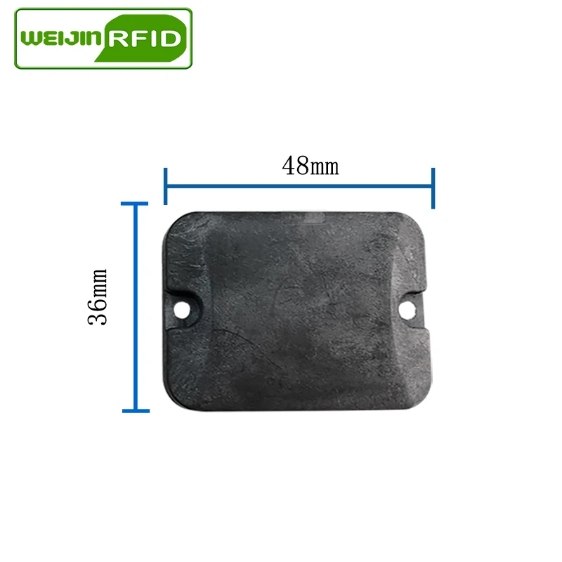 UHF RFID 고온 저항 금속 태그, 내열성 스마트 카드 패시브 RFID 태그, 6c, 48*36mm * 7.5mm * 100 개, 무료 배송