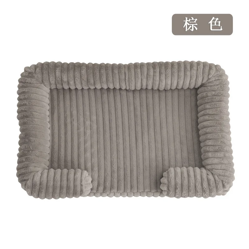 Large Dog Bed Warm Winter Pet Mat Cozy Cat Cushion Soft Comfortable Rest for Dogs And Cats - Plush Material for Extra Snuggle view 6