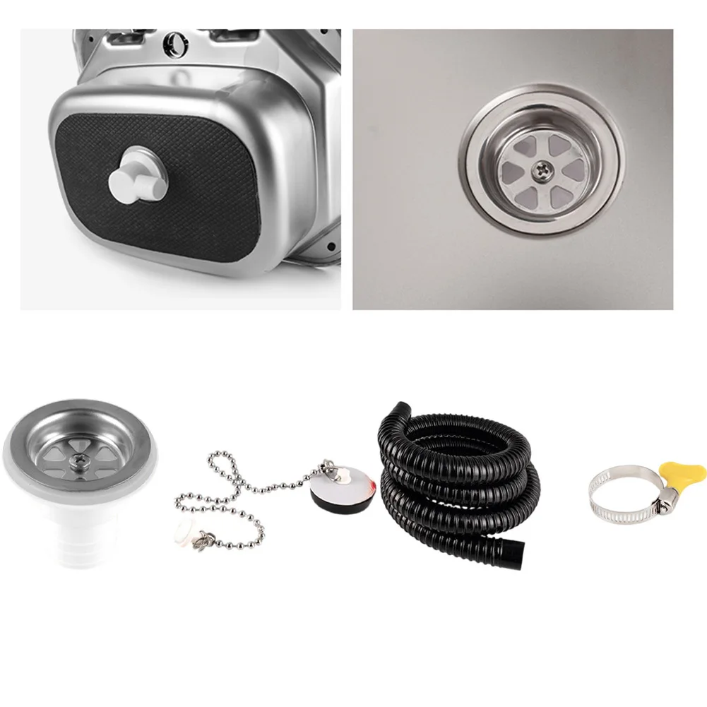 

RV Sink Waste Strainer Right-angle Straight Drain Assembly RV Drain Pipe For RV Conversion Accessories RV Parts