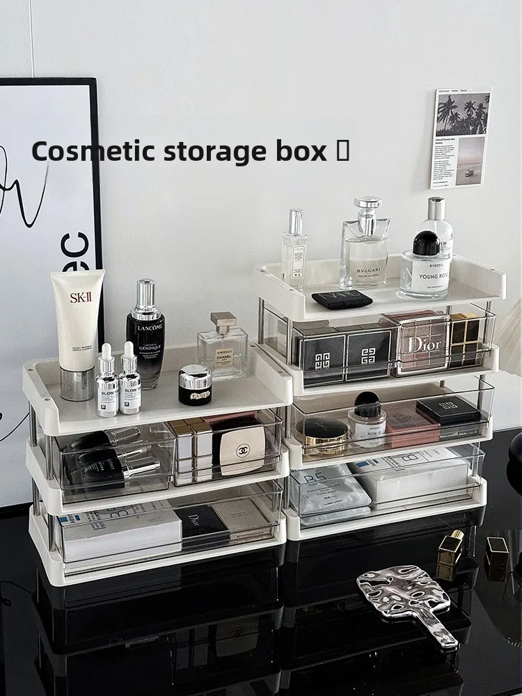 

Настольный органайзер для косметики и украшений, многофункциональный квадратный дизайн