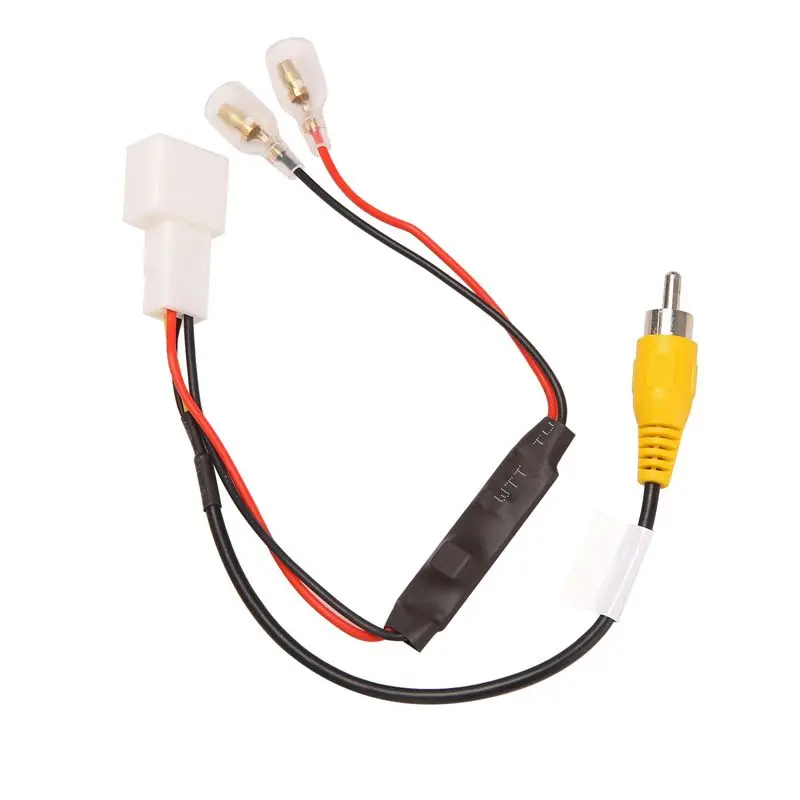 8X 4 Pin Car Reverse Camera Retention Wiring Harness Cable Plug Adapter Connector Fit For Toyota-N29R