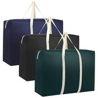 3 Pcs Large Capacity Clothes Storage Bag 70X50X25CM Non woven Fabric Bedroom Travel Duffle Dust proof Hangers ganizing