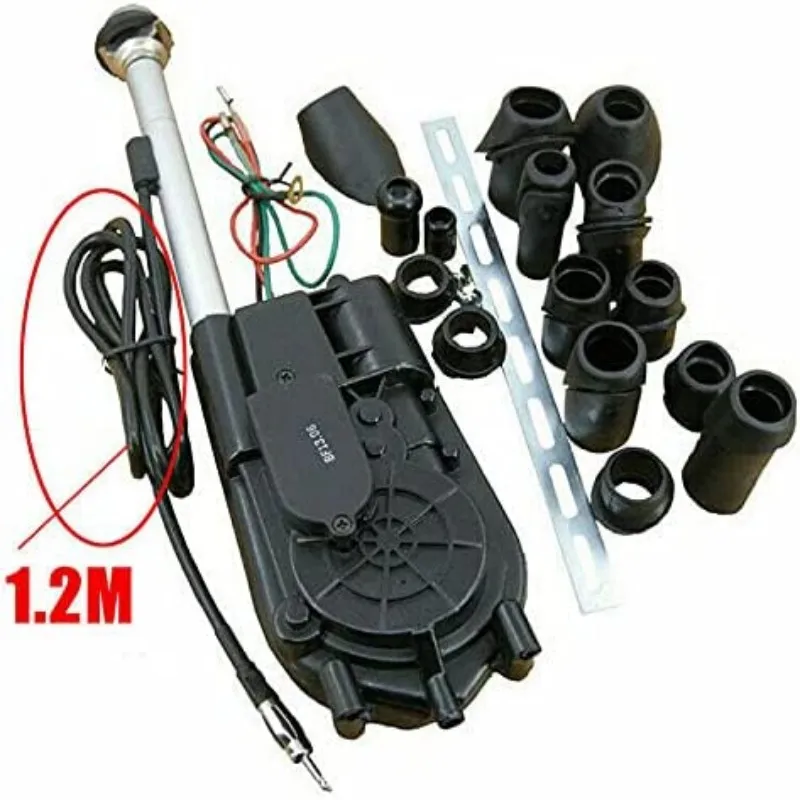 Universal Car Auto SUV AM FM Radio Electric Power Automatic Antenna Aerial Kit 12V Exterior Vehicle Aerials Pro Auto Replacement