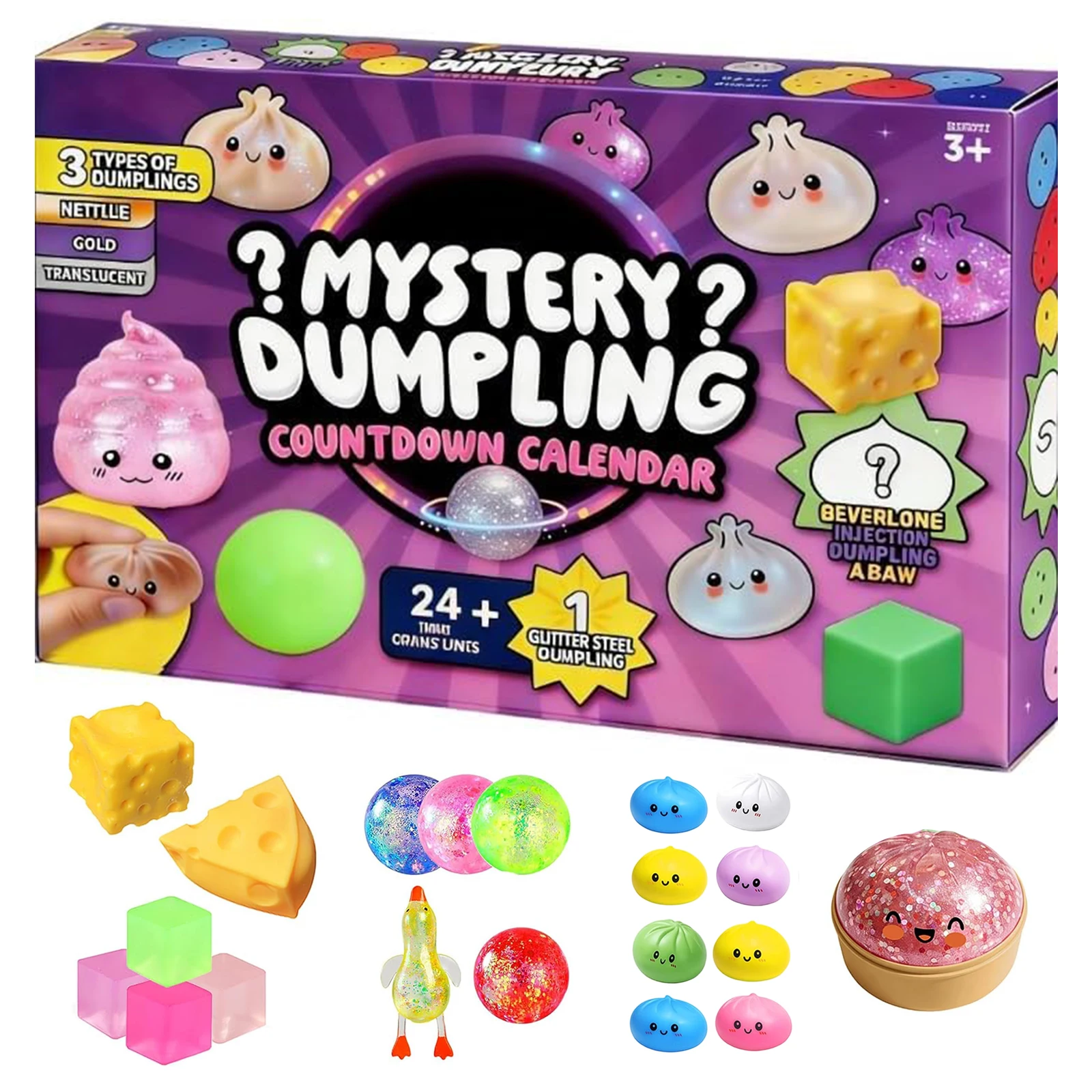 Calendário de Contagem Regress - Kids Toys Dumplings avaliação e preço