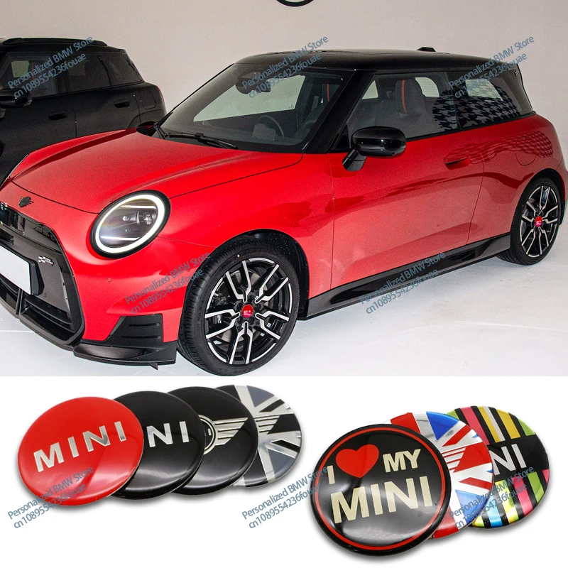 54mm Car Wheel Center Hub Cap Rim Covers UK Flag Badge For Mini JCW S One Countryman R50 R55 R56 R57 Car Styling Accessories