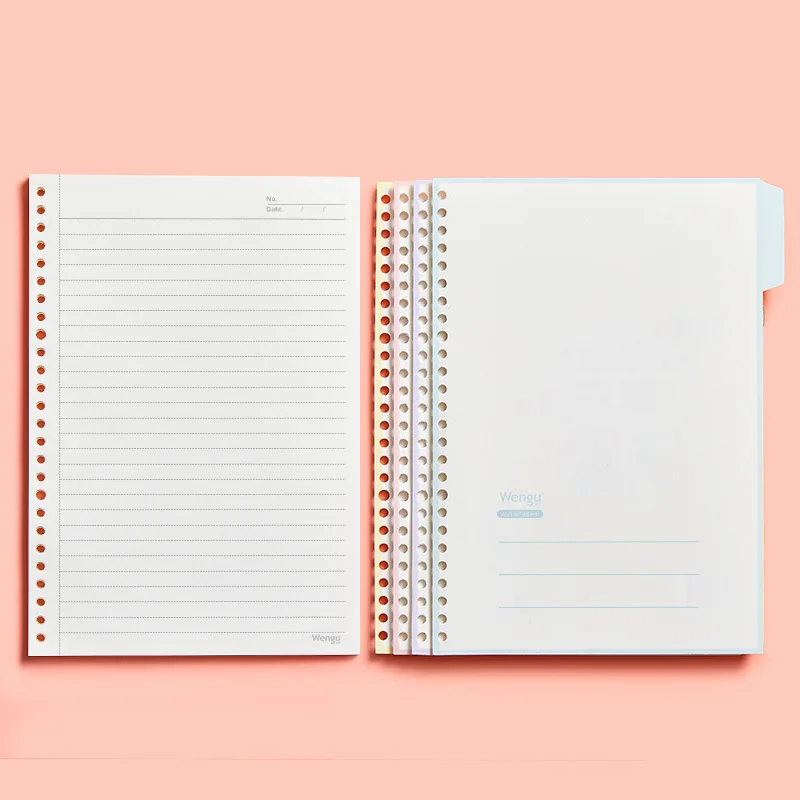 A5 Removable Loose-leaf Book B5 Plastic Coil High-value Notebook, Student A4 Notepad