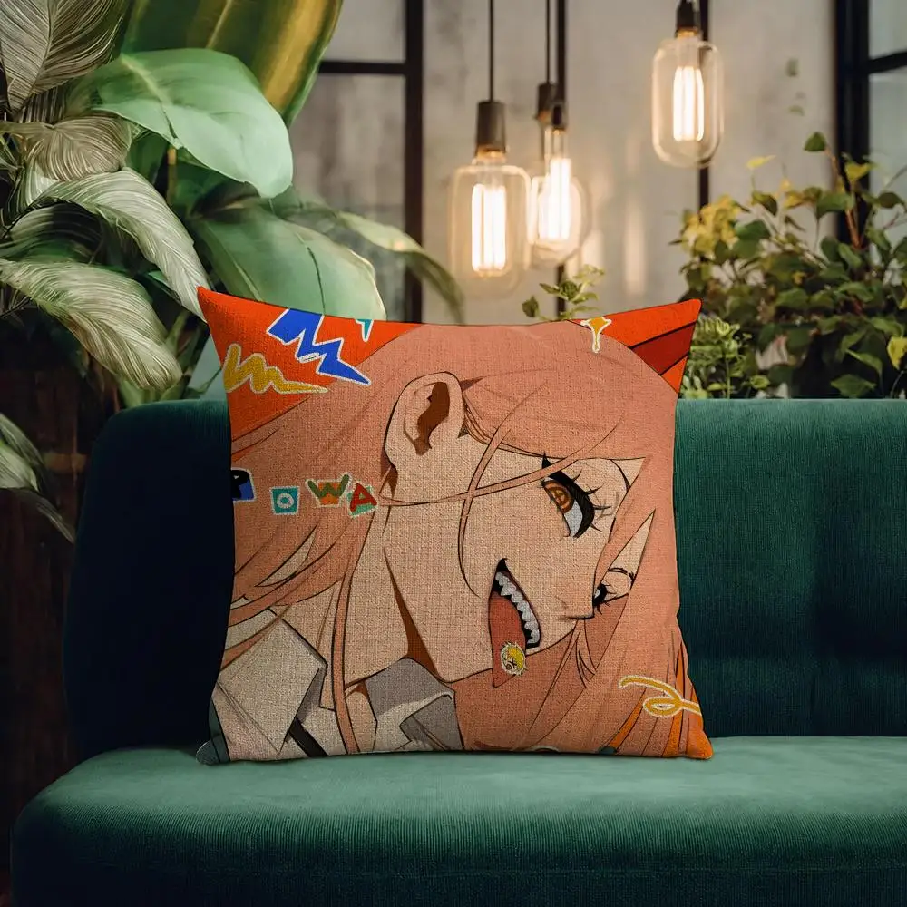 Band Led Zeppelin Cushion Cover Natural Linen Pillowcase Set Cushion Cover for Sofa Bedroom Chair