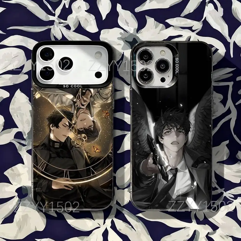 

O-Omniscient Reader Viewpoint Phone Case For iPhone 17,16,15,14,13,12,X,8,Pro,Max,Plus,SE4,Air,Mini HD Black IMD Matte