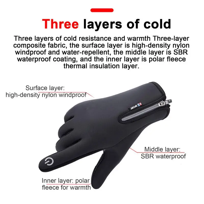 USB Touch Screen Gloves Heated Motorcycle Gloves Heating Thermal Gloves Winter Thermal Gloves Snow Mittens Ski Riding Gloves