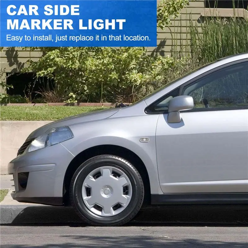 A22E-Car Side Marker Light Fender Light Repeater Lamp Indicator For Nissan Tiida Livina Versa Quest Micra 2005 2006 2007