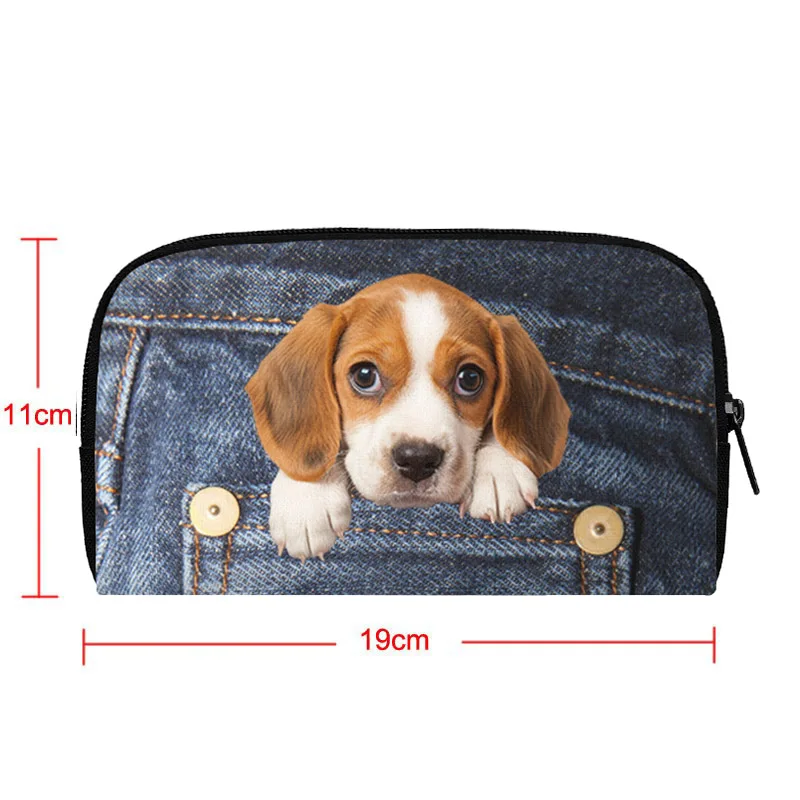 Funny Pocket Dog Wallets Pocket Pet French Bulldog Beagle Dachshund Pug Dogs Credit Card Holder Money Bags Cute Clutch Pouch