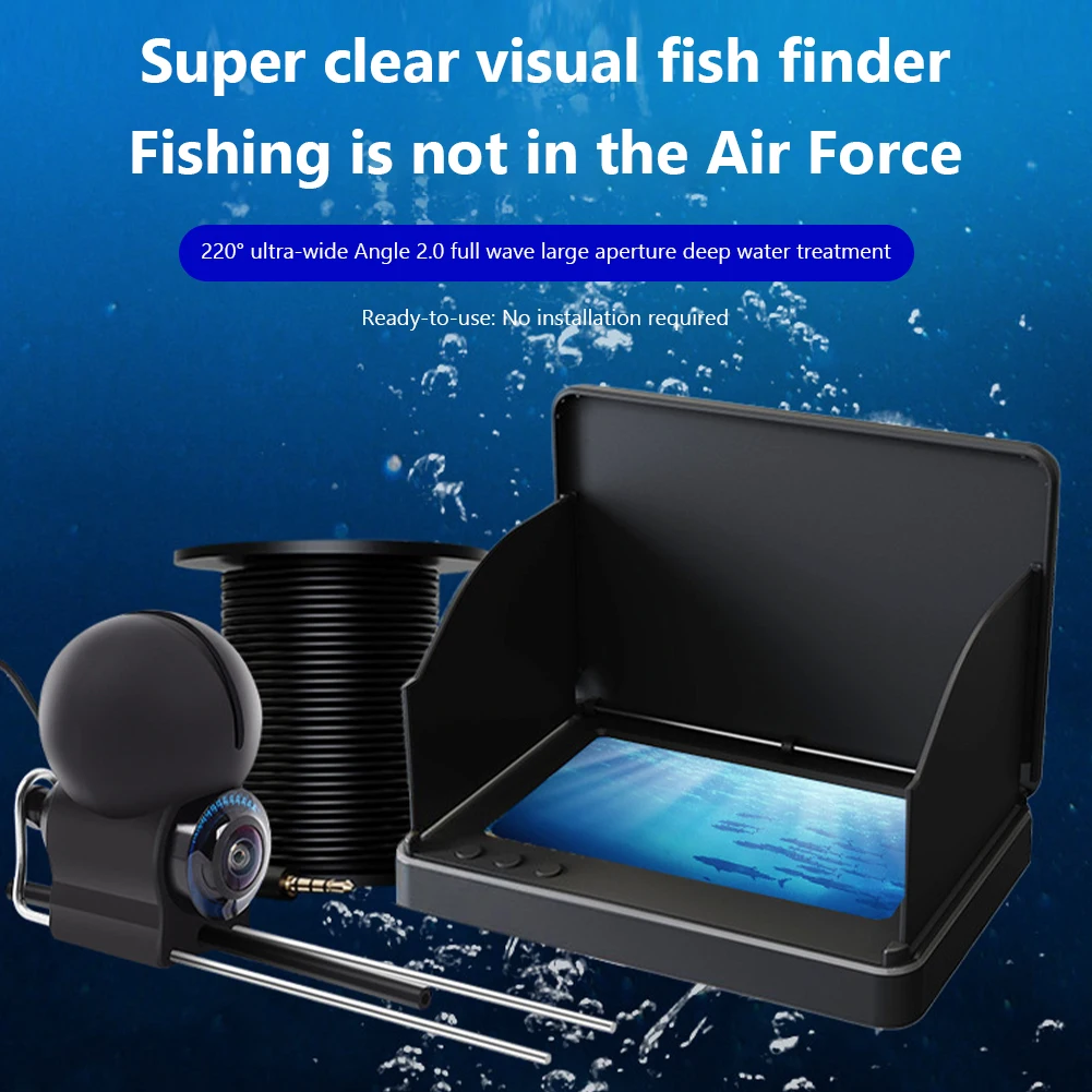 

Digital Microscope With 4.3-inch Large Screen Wide Angle Built-in High Light Probes Rechargeable Battery for Underwater Fishing