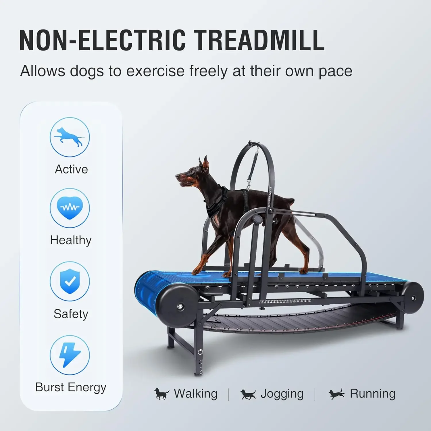 

Professional Dog Training Equipment: Heavy-Duty Indoor Dog Running Treadmill for Large Dogs Perfect for Fitness Training