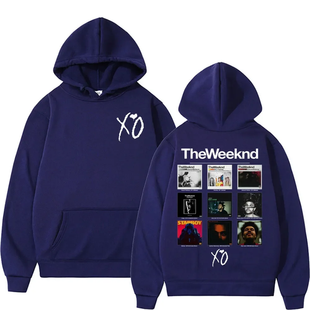 Rapper The Weeknd Album Cover Grafik-Hoodies für Männer und Frauen, Modische Hip-Hop-Pop-Musik-Sweatshirts, Körperwärmer, Komfort-Hoodie-Pullover – Detail 4