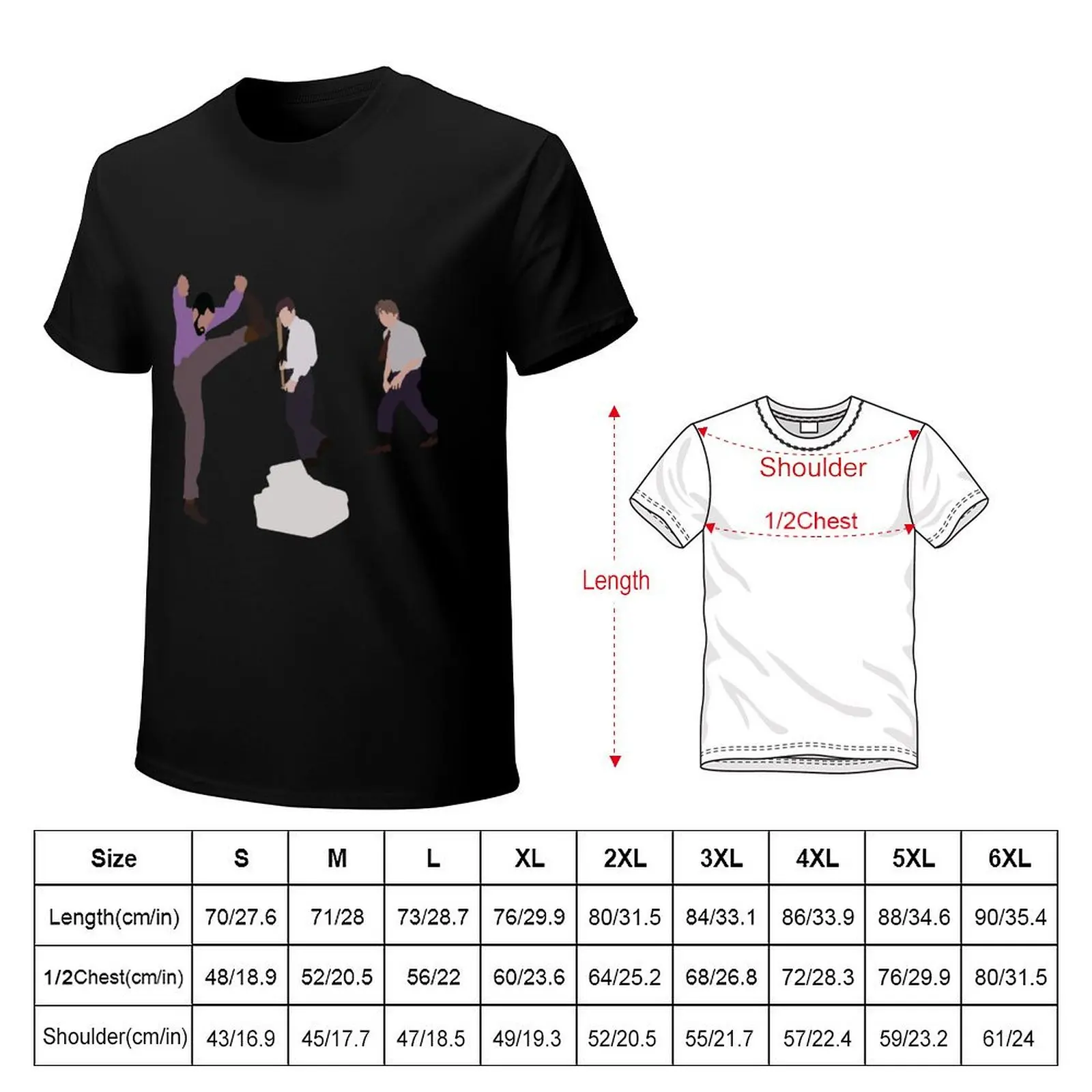 Office Space printer T-Shirt Plus Size Gym Sports T-Shirt