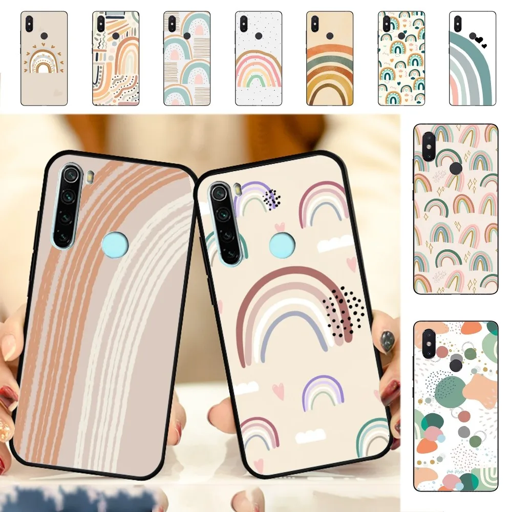 Color love rainbow abstract Phone Case For Redmi Note 4 X 5 A 6 7 8 T 9 9S 10 11 11S 11Epro Poco M3 pro