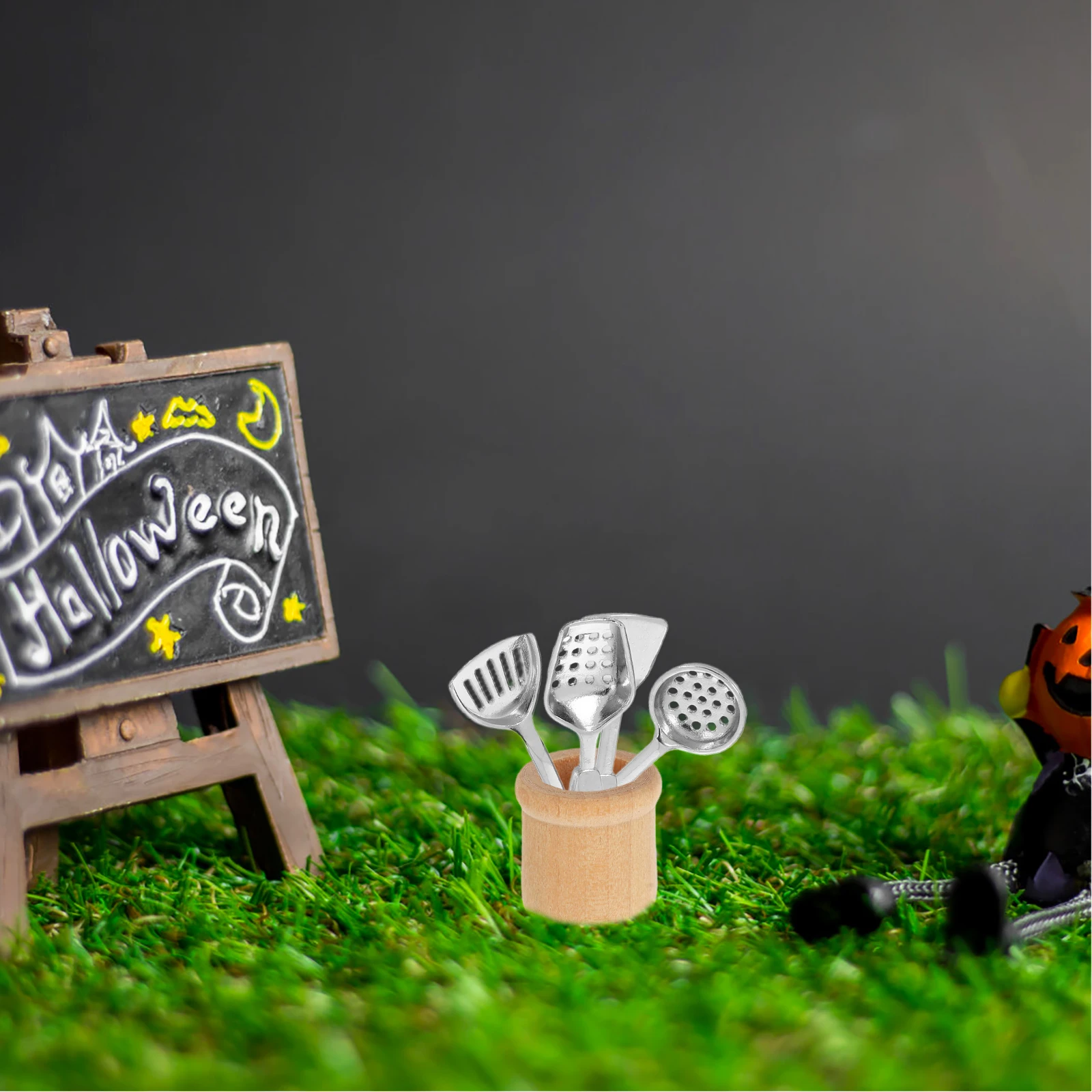 5-delig mini-keukenmeubilair kookgerei voor poppenhuisaccessoires kinderen fantasiespel speelgoed kookgerei decoratie micro scène