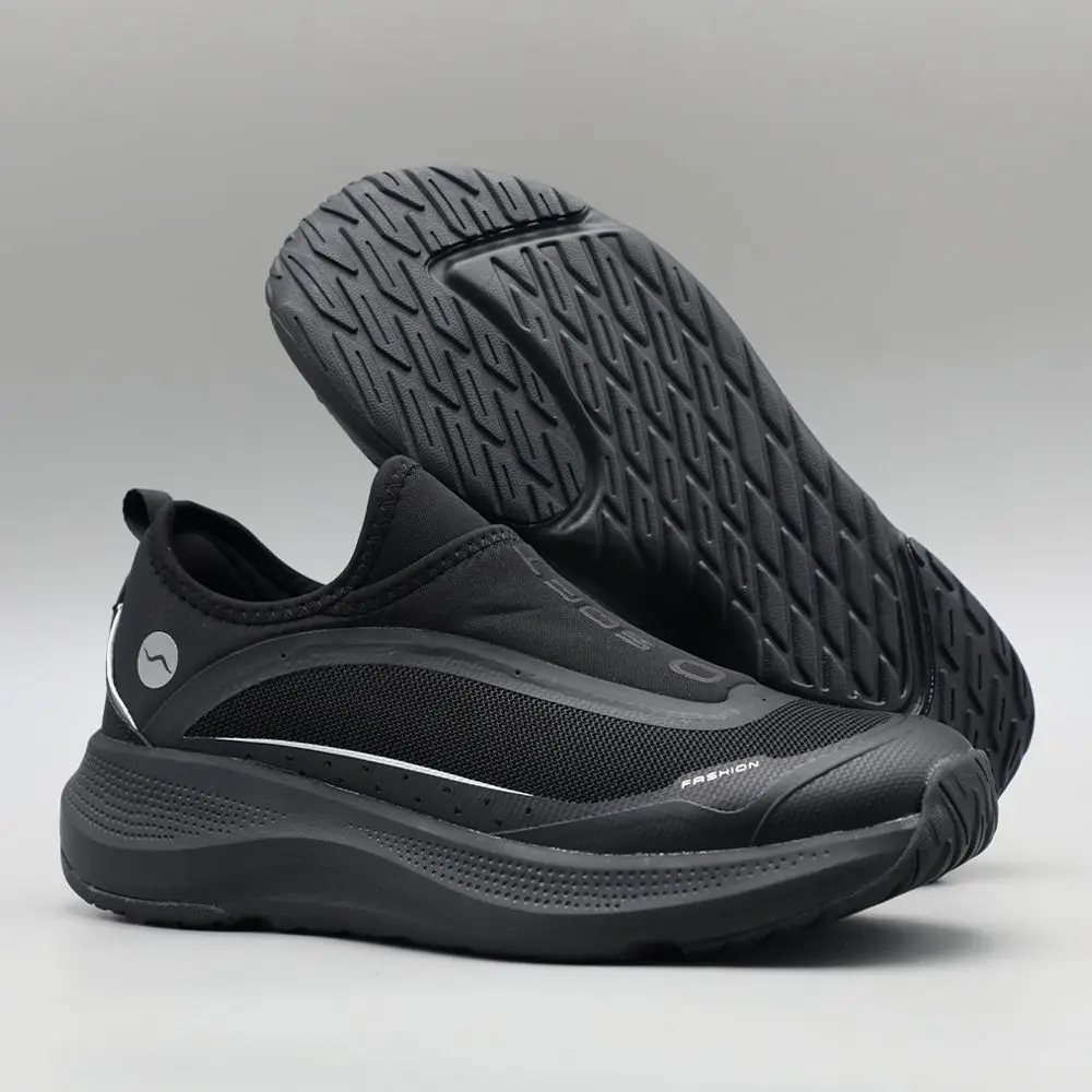 

New Shoes for Men Breathable Knit Casual Shoes Lightweight Thick-soled Sport Shoes Youth Street Slip-on Sneaker