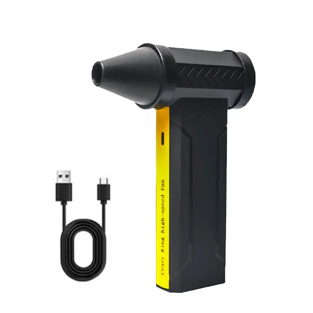 Super 9600000RPH, borstelloze motor elektrische turboventilator hoge snelheid turbo gewelddadige ventilator USB oplaadbare krachtige stofblazer 60 m/s