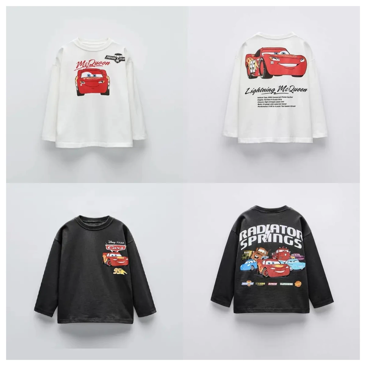 

Autumn New Casual Cartoon Sports Shirt Girls' Printed Long Sleeved Top Children's Fashionable And Cute Round Neck Baby Clothing