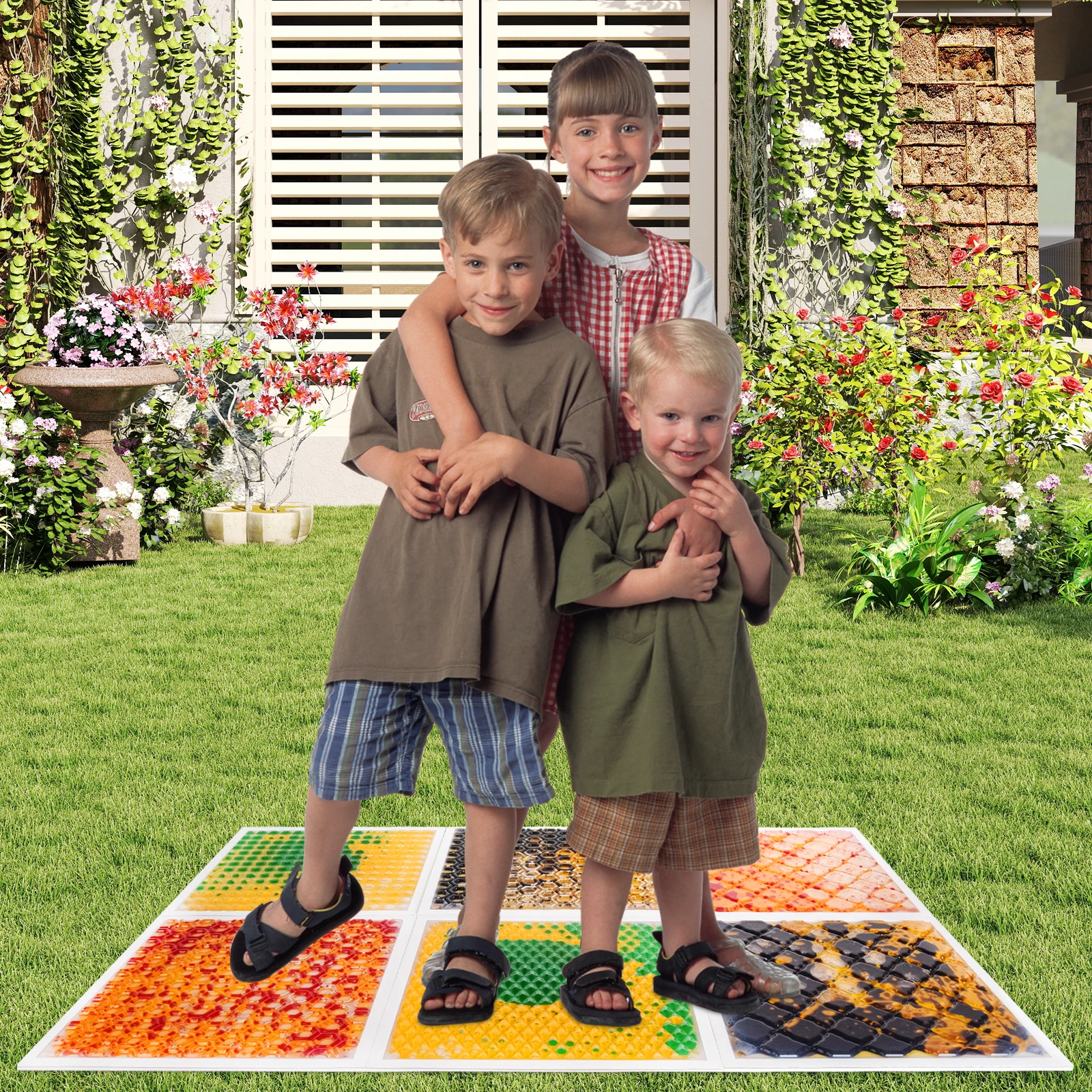 

Interactive Learning Sensor Tiles for Playroom Sensory Activities Sensory Tiles Autistic Children Visual Sensory Floor Tiles